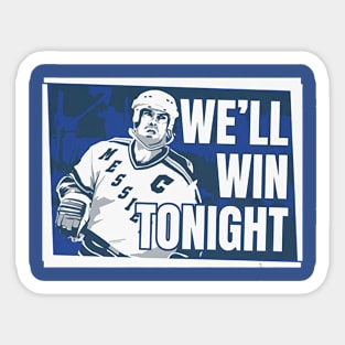 Mark Messier We'll Win Tonight Sticker